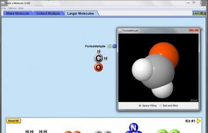 Virtual laboratories for teaching chemistry